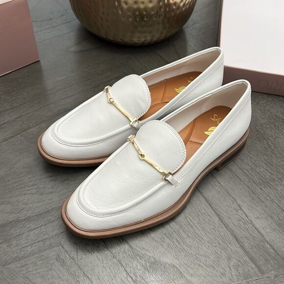 Sarto Franco Sarto Womens Eda Leather Slip On Loafers - Picture 6 of 8